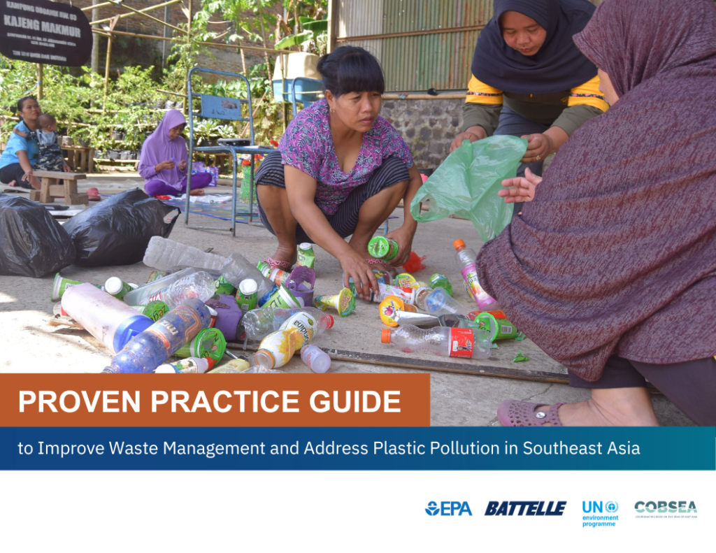 The purpose of this guide is to share “proven practices”—good practices with demonstrated effectiveness—that facilitate achievement of improved waste collection, waste management, and reduction of plastic pollution in Southeast Asia.