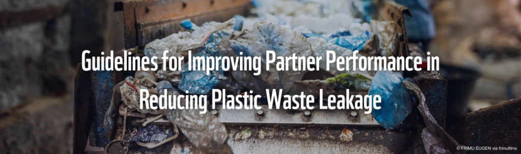 Guidelines for Improving Partner Performance in Reducing Plastic Waste Leakage